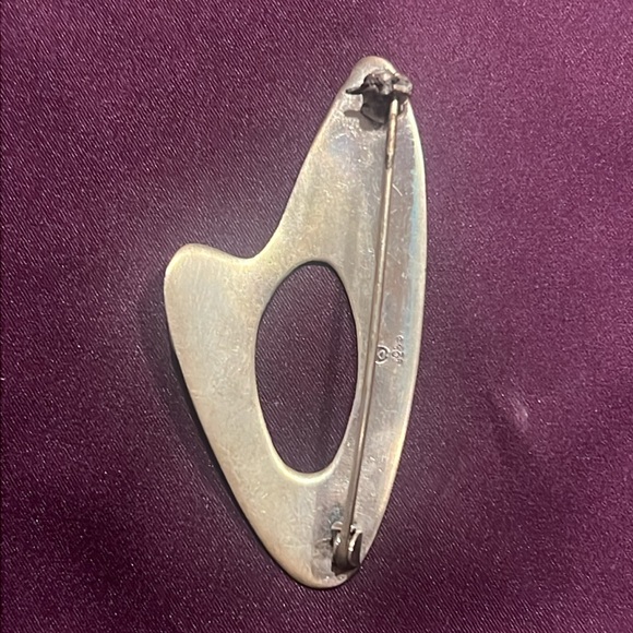 Vintage Silver Heart Brooch - Picture 8 of 17